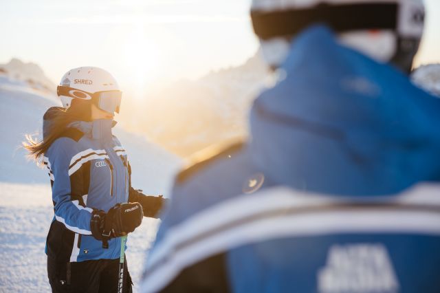 Image: winter in the Dolomites